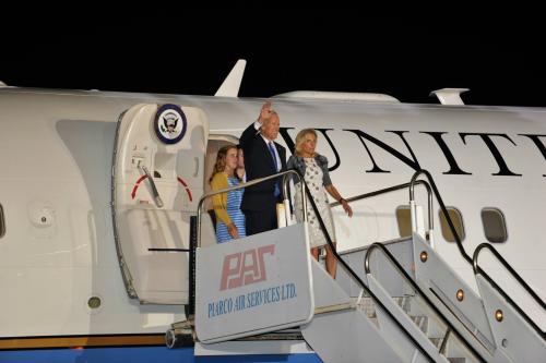 Vice President Biden and Dr. Jill Biden on arrival