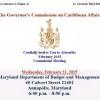 The Governor's Commission on Caribbean Affairs February 2015 Commission Meeting